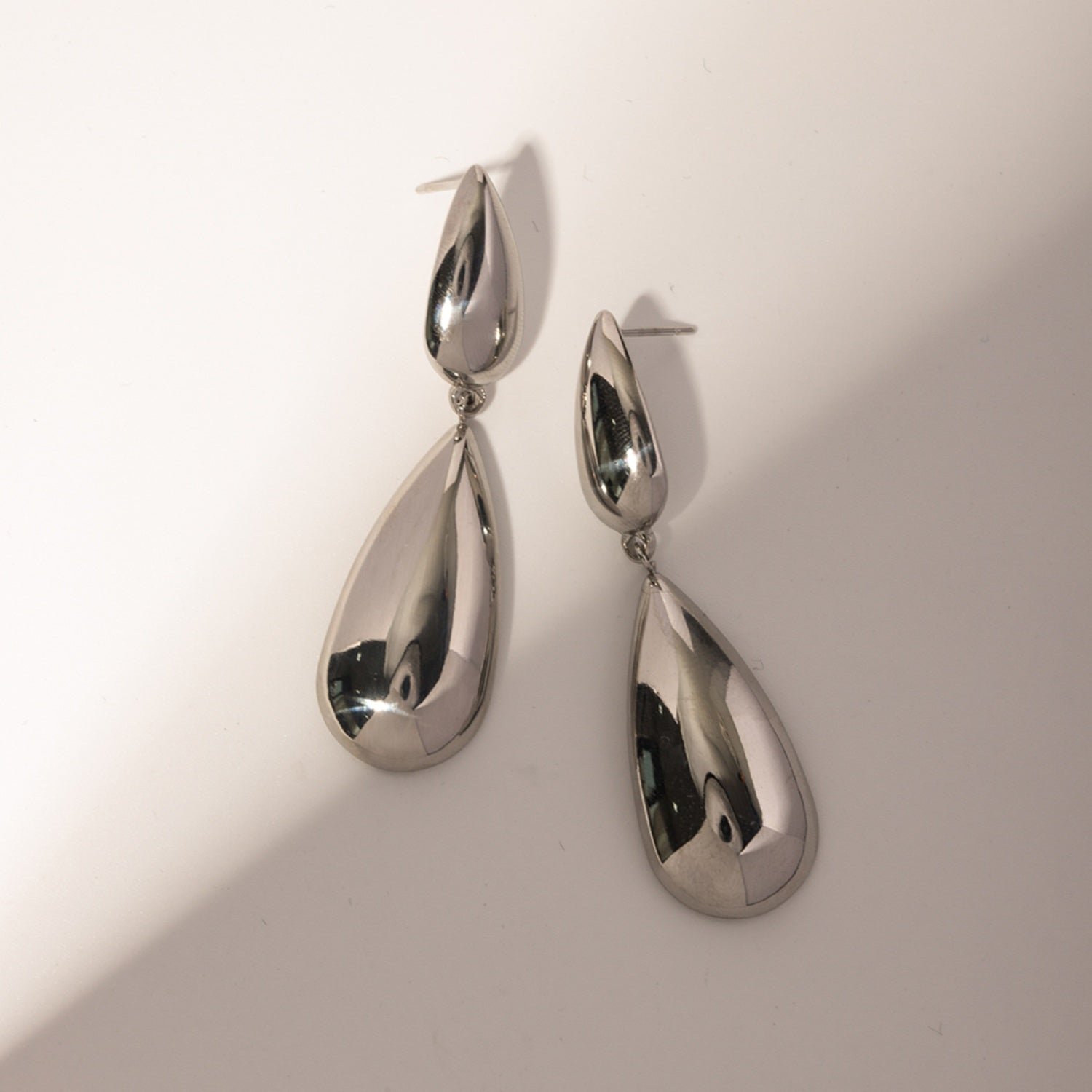 Stainless Steel Dangle Earrings-Drazelle Store