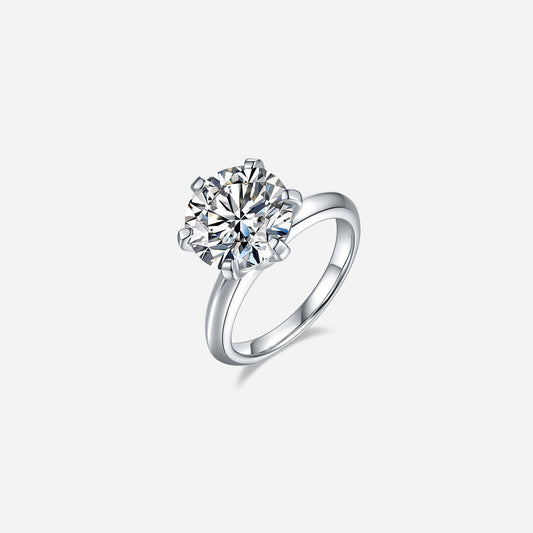 5 Carat Moissanite 925 Sterling Silver Ring - Drazelle Store