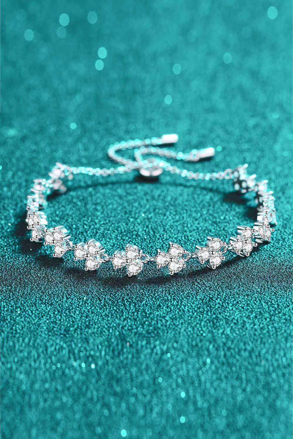 Adjustable Moissanite Bracelet - Drazelle Store