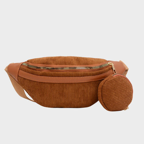 Small Corduroy Sling Bag - Drazelle Store