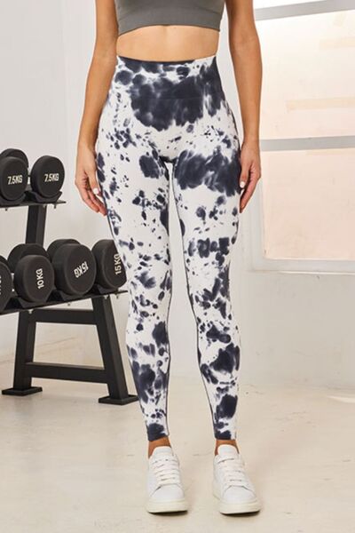 Tie-Dye High Waist Active Leggings - Drazelle Store