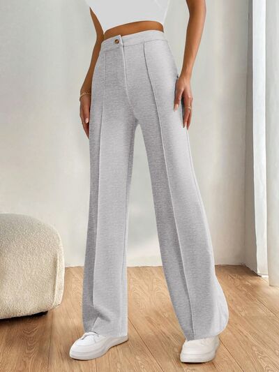 High Waist Wide Leg Pants - Drazelle Store