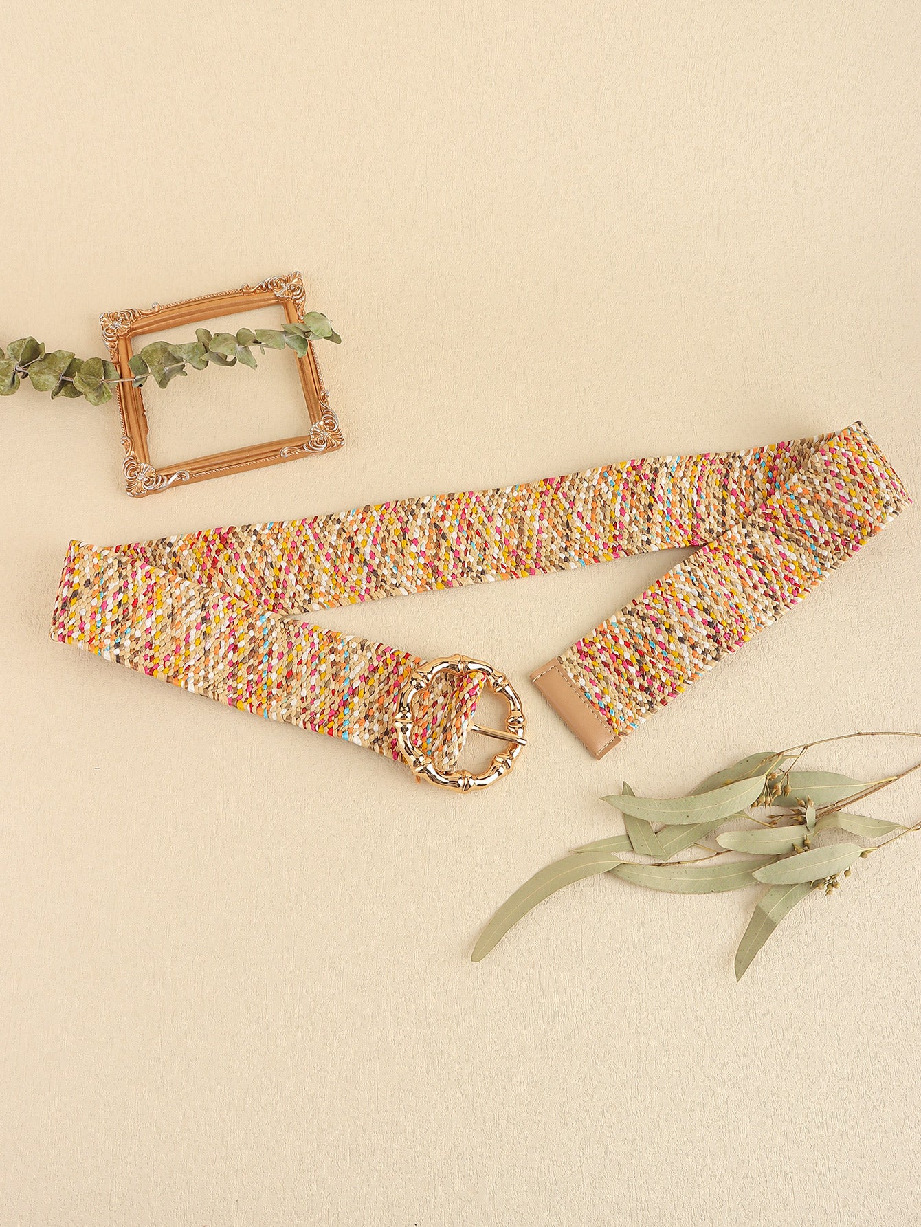 Multicolored Wide Belt - Drazelle Store