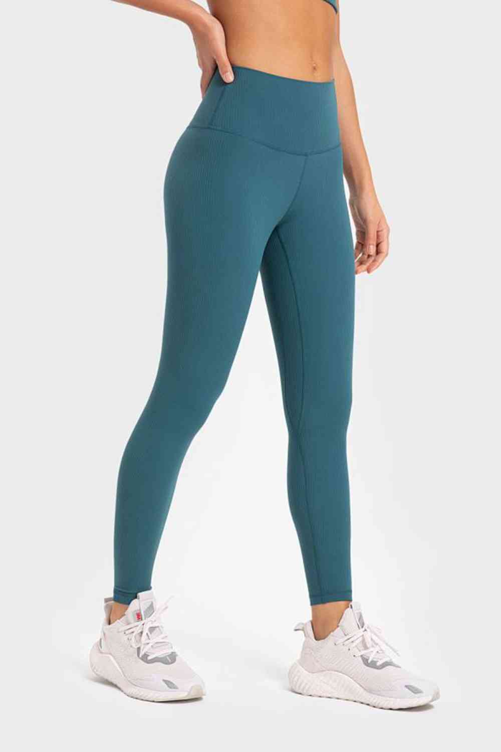 Millennia Highly Stretchy Wide Waistband Yoga Leggings - Drazelle Store