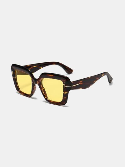 Polycarbonate Frame Square Sunglasses - Drazelle Store