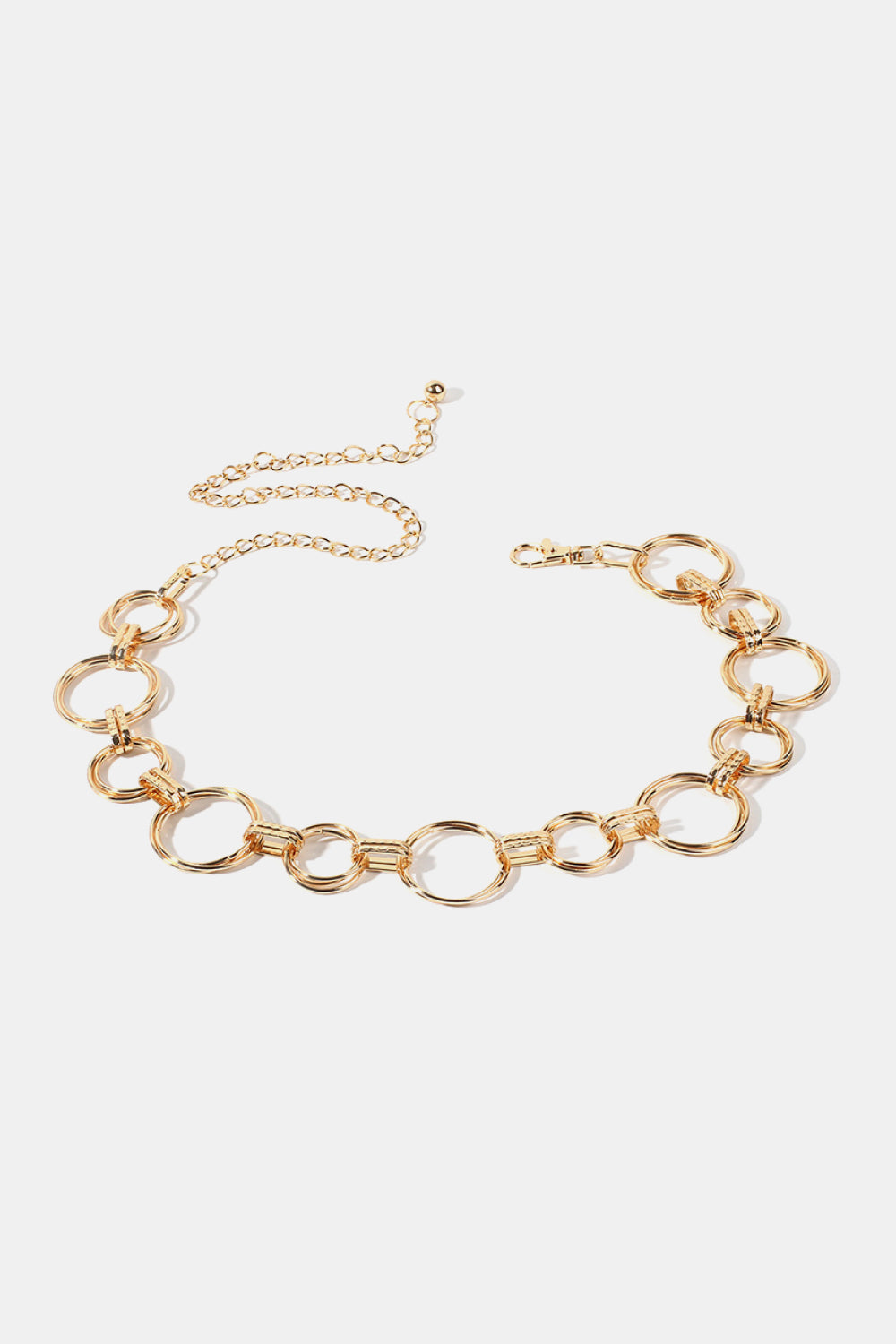 Alloy Chain Circle Shape Belt - Drazelle Store