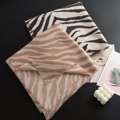 Animal Print Polyester Scarf - Drazelle Sore