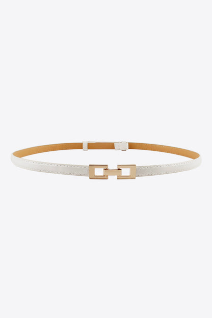 PU Skinny Belt - Drazelle Store