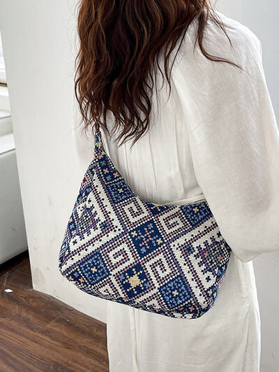 Geometric Adjustable Strap Crossbody Bag - Drazelle Store