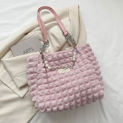 Bubble Textured Tote Bag - Drazelle Store