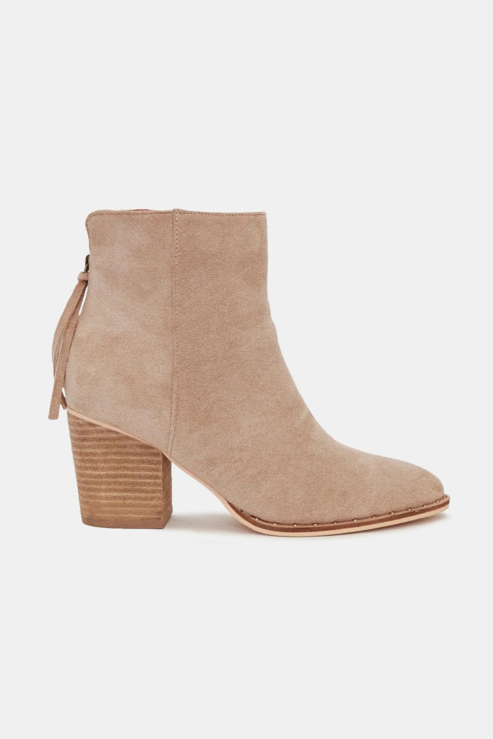 Beast Fashion Suede Point Toe Ankle Boots - Drazelle Store