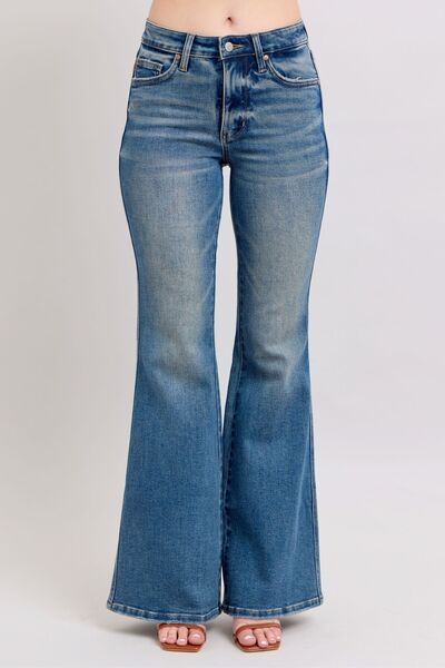 Judy Blue MR Tummy Control Vintage Wash Jeans - Drazelle Store