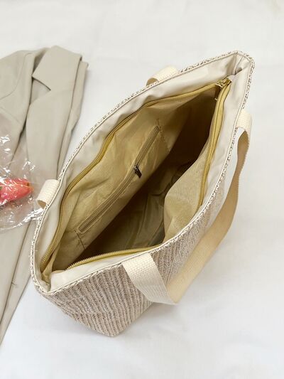 Straw Woven Tote Bag - Drazelle Store