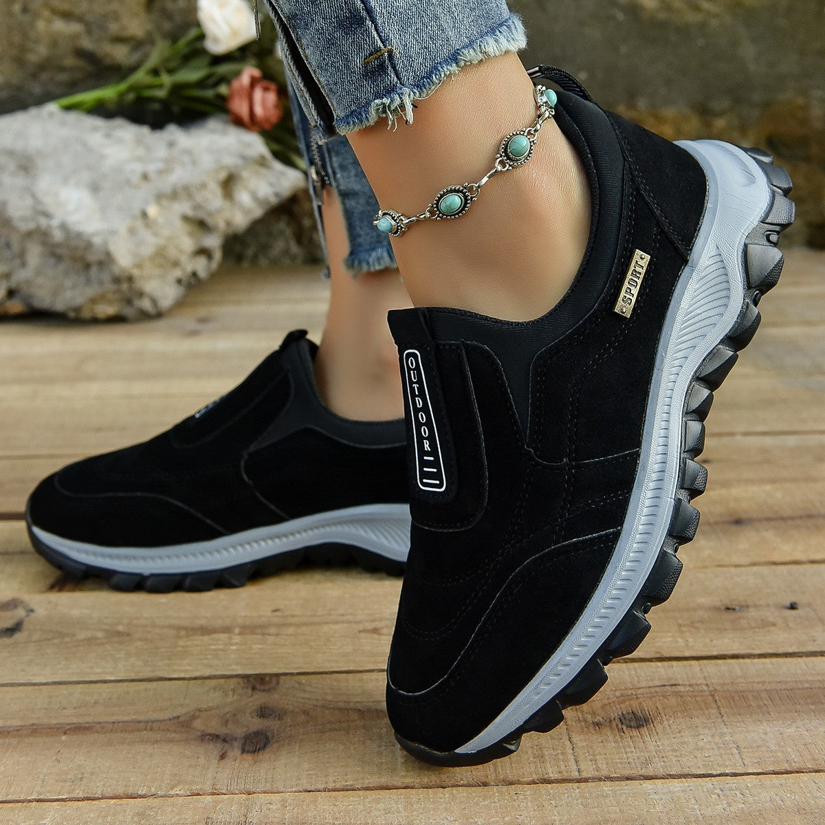 Outdoor Slip-on Sports Shoes - Drazelle Store
