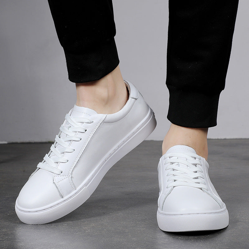 Summer Sports And Leisure Leather Sneakers - Drazelle Store