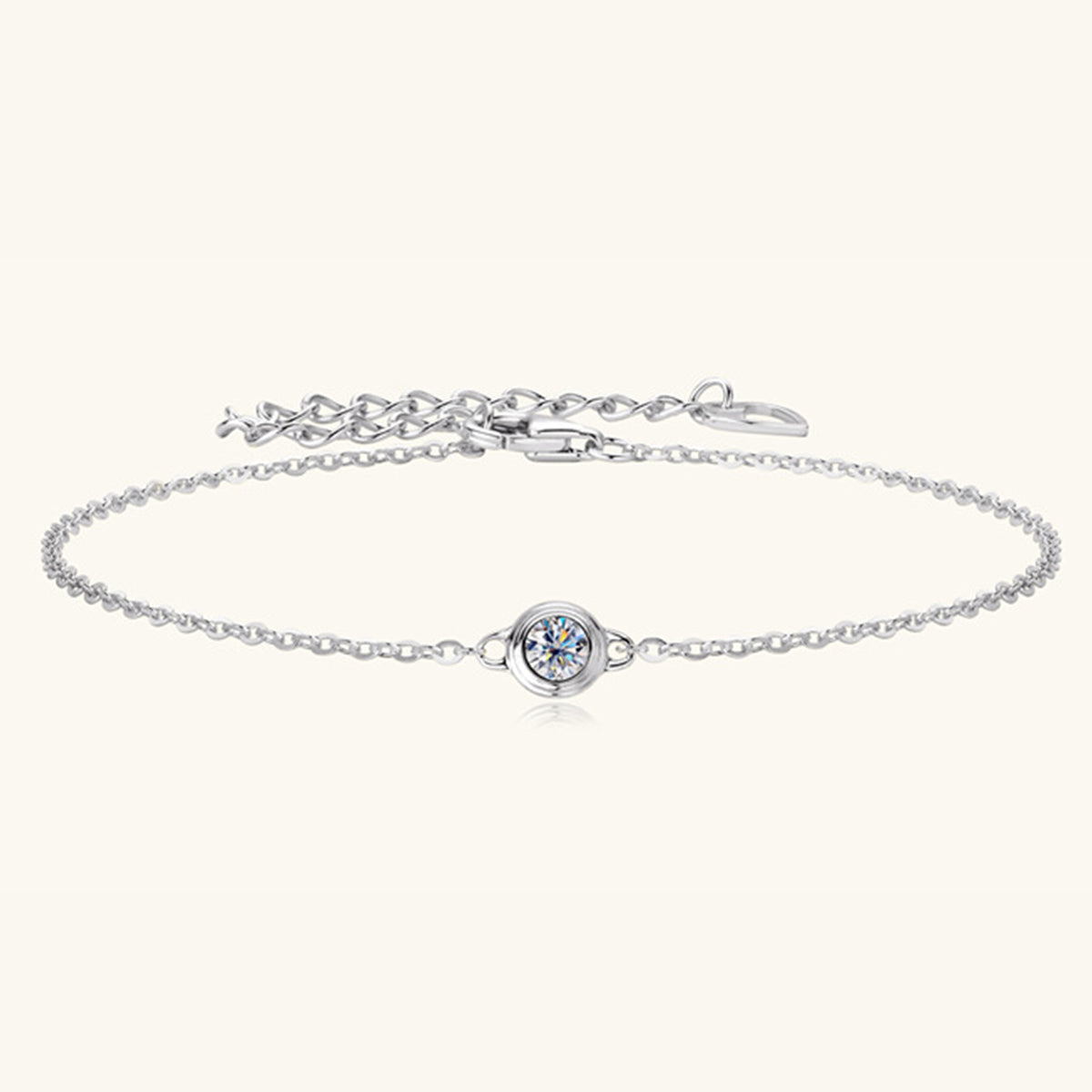 Moissanite 925 Sterling Silver Bracelet - Drazelle Store