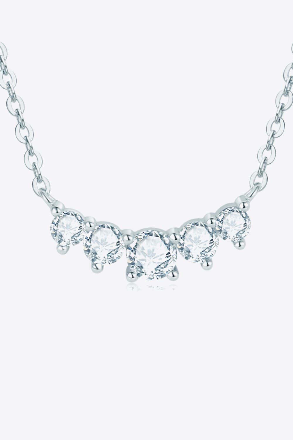 Moissanite Pendant Necklace - Drazelle Store