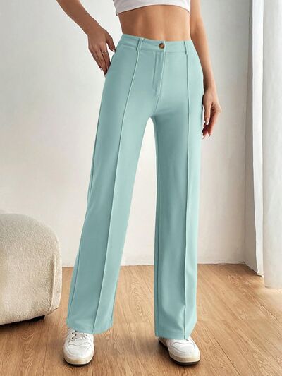 High Waist Wide Leg Pants - Drazelle Store