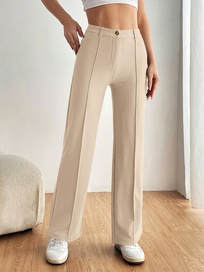 High Waist Wide Leg Pants - Drazelle Store