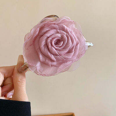 Flower Acrylic Hair Claw Clip - Drazelle Store