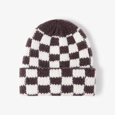 Thermal Checkered Hat - Drazelle Store