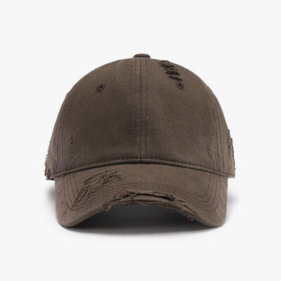 Distressed Adjustable Cotton Hat - Drazelle Store