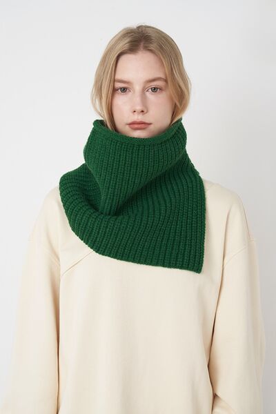 Slit Pullover Knit Scarf - Drazelle Store