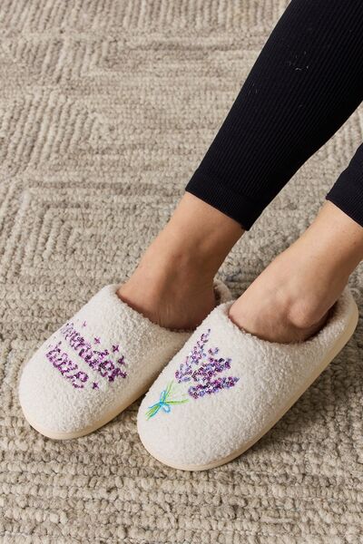 Melody Sequin Pattern Cozy Slippers - Drazelle Store