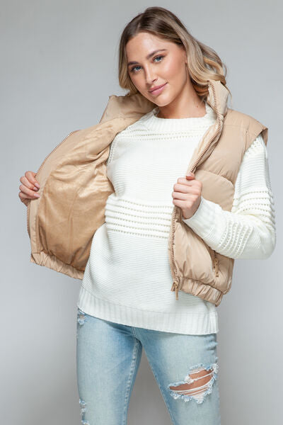 Snobbish Fine Fur Lining Quilted Vest - Drazelle Store