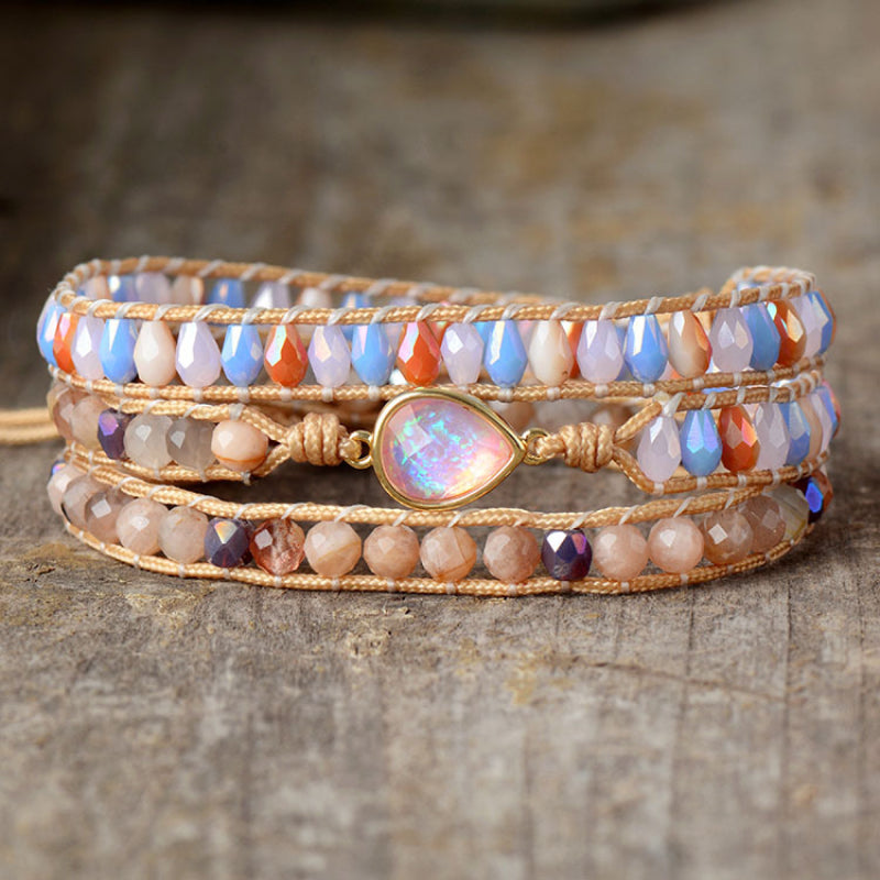 Opal Beaded Bracelet - Drazelle Store