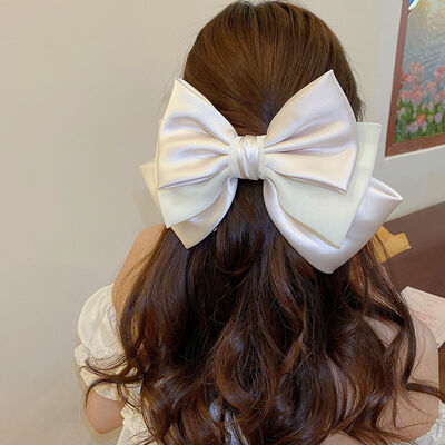 Bow Cloth Hair Clip - Drazelle Store