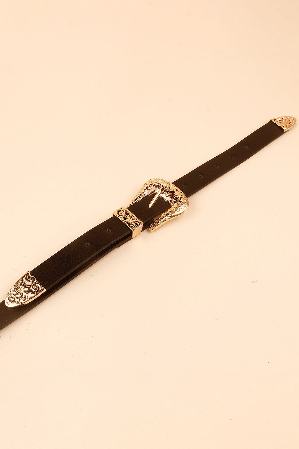 Double Buckle PU Leather Belt - Drazelle Store