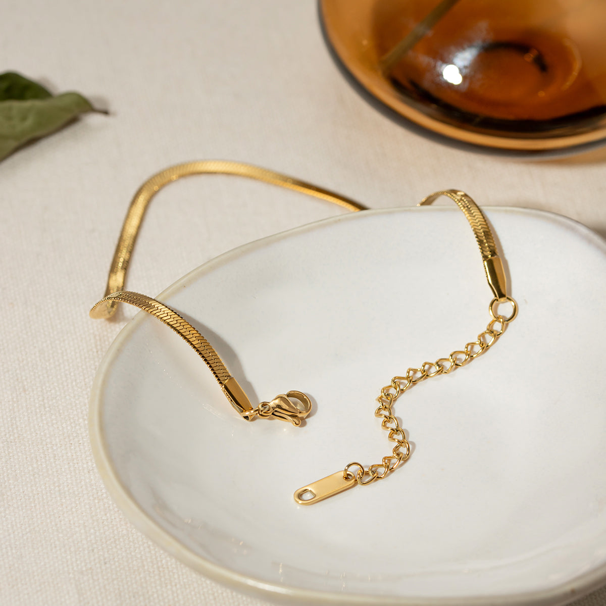 18K Gold-Plated Ankle Bracelet - Drazelle Store