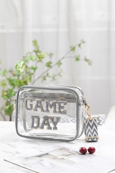 Zenana GAME DAY Stadium Approved Transparent Crossbody Bag - Drazelle Store