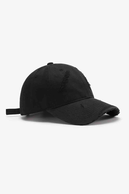 Distressed Adjustable Baseball Cap - Drazelle Store