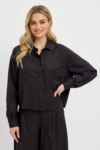 RISEN Button Down Long Sleeve Shirt - Drazelle Store