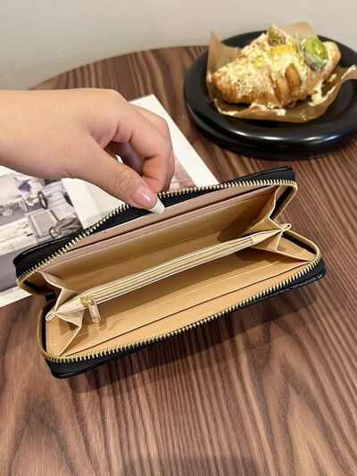 PU Leather Solid Color Wallet - Drazelle Store