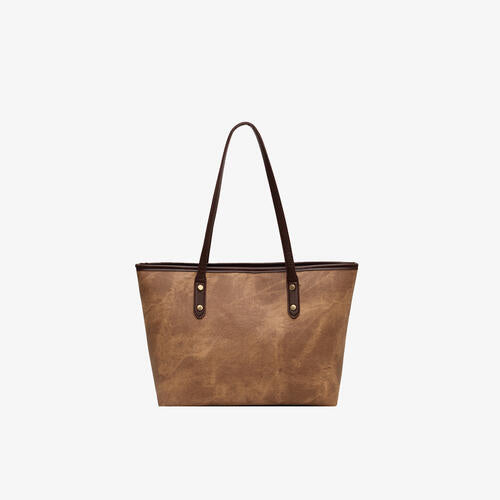 Vintage Decent Leather Tote Bag - Drazelle Store