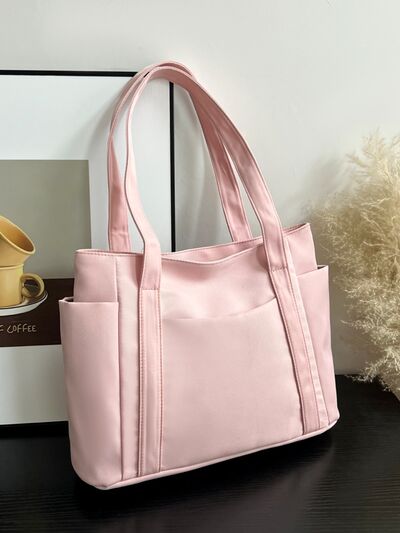 Oxford Cloth Tote Bag with Zipper - Drazelle Store