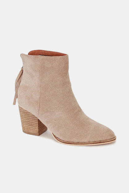 Beast Fashion Suede Point Toe Ankle Boots - Drazelle Store