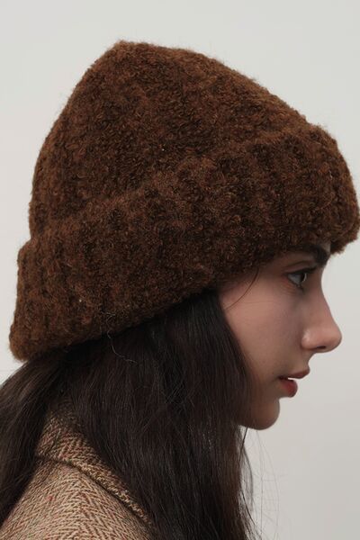 Solid Color Thermal Knit Hat - Drazelle Store