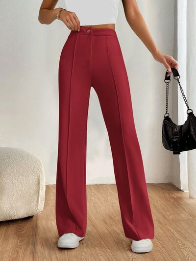 High Waist Wide Leg Pants - Drazelle Store