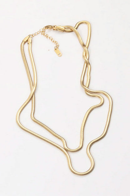 Gold Plated Necklace - Drazelle Store