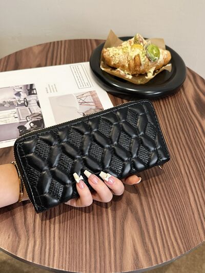 PU Leather Solid Color Wallet - Drazelle Store