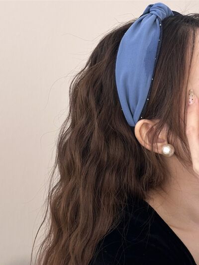 Knotted Polyester Wide Headband - Drazelle Store