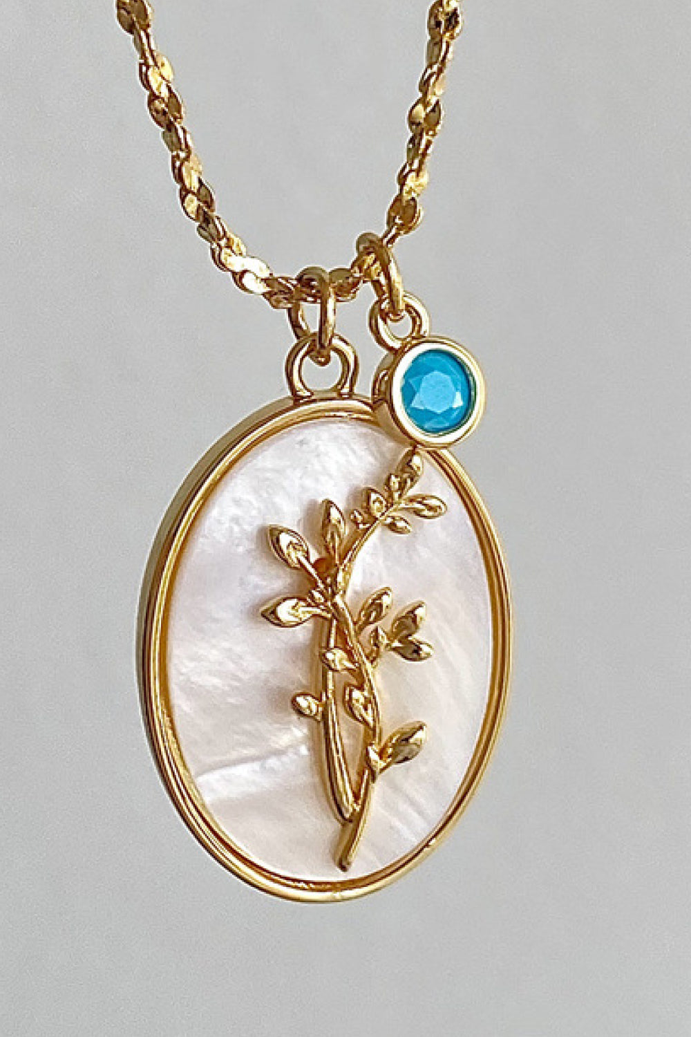 Flower Shell Pendant Copper Necklace - Drazelle Store