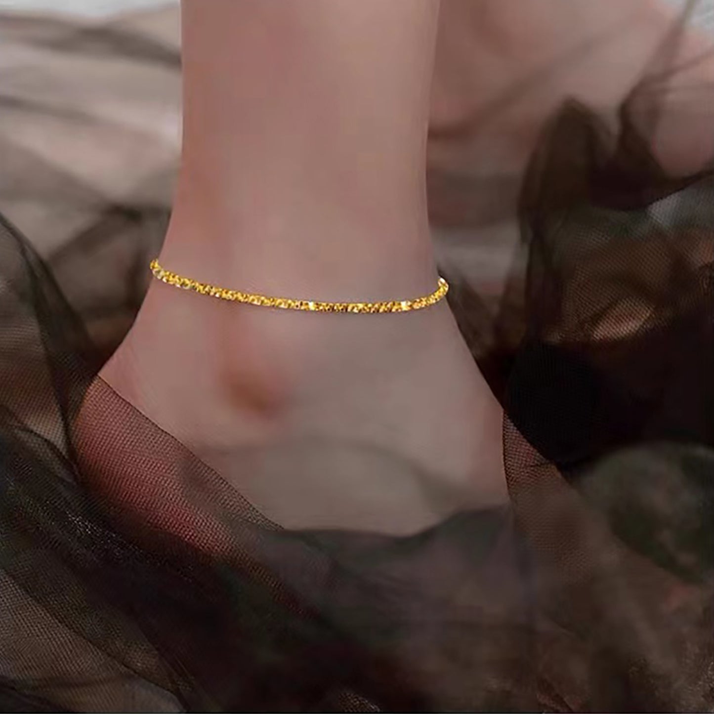 Minimalist Stainless Steel Anklet - Drazelle Store