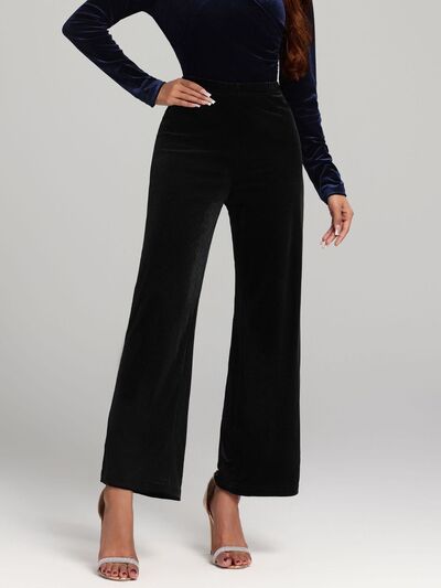 High Waist Wide Leg Pants - Drazelle Store