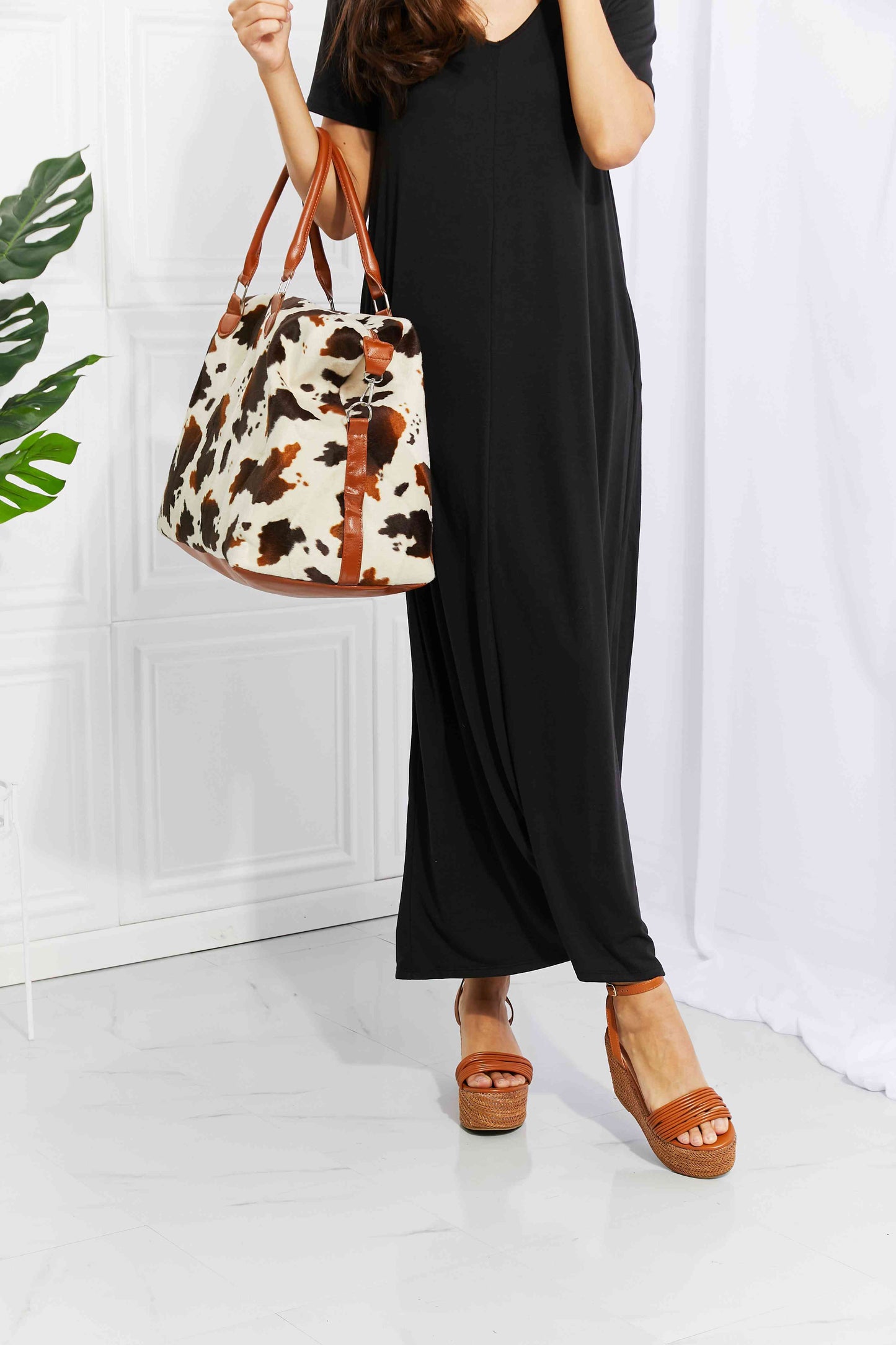 Animal Print Plush Weekender Bag - Drazelle Store