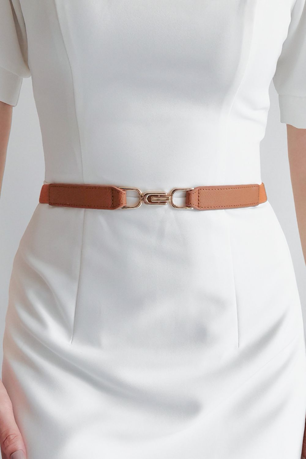 Alloy Buckle Elastic Belt - Drazelle Store